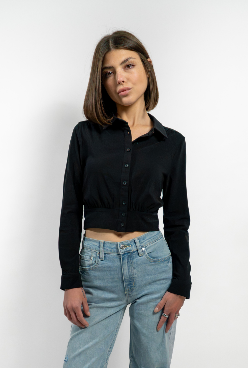 ARIA CROPPED SHIRT