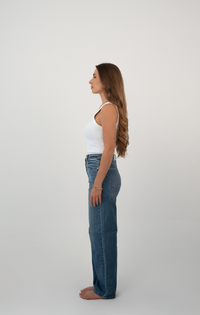 AZURE BARREL JEAN