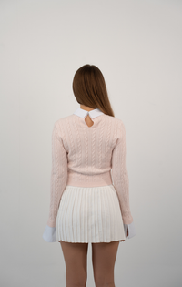CLARA COLLARED KNIT SWEATER