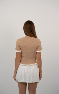 AUREN PLEATED MINI SKIRT