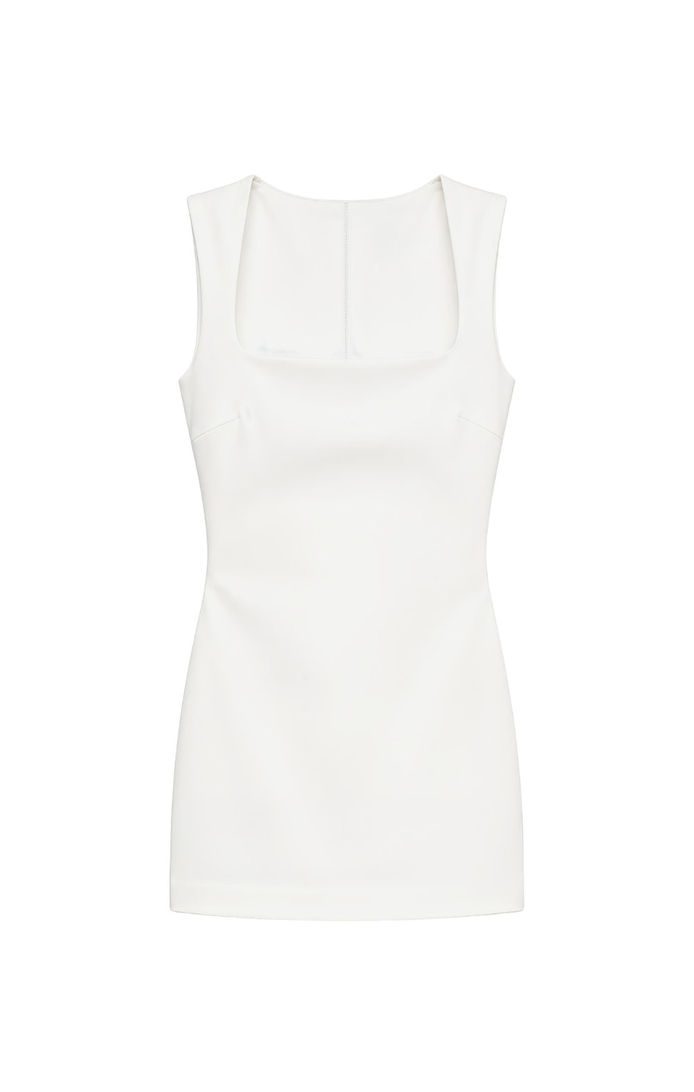 ÉPURE WHITE MINI DRESS