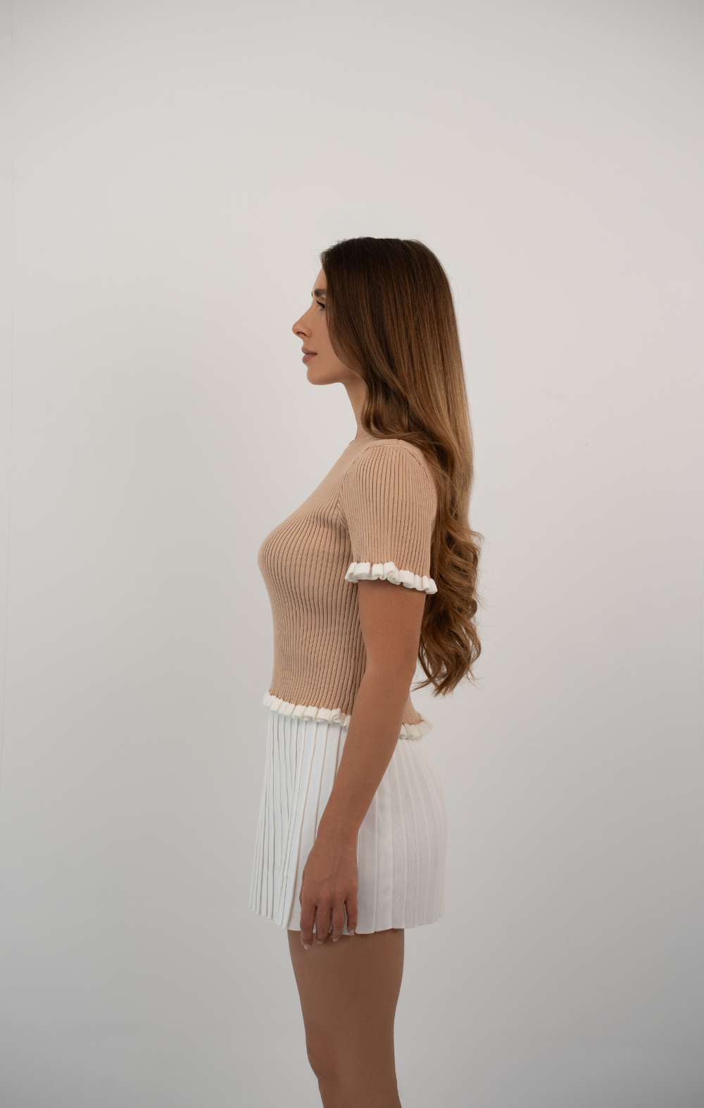 AUREN PLEATED MINI SKIRT