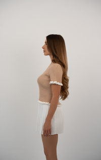 AUREN PLEATED MINI SKIRT