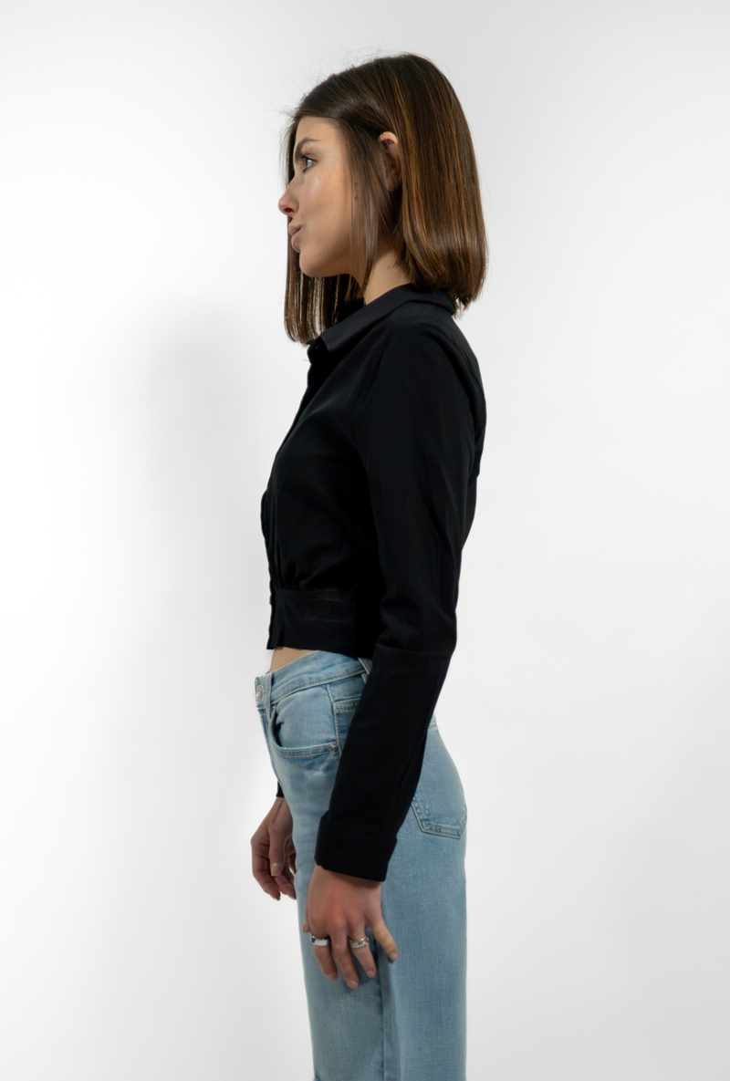 ARIA CROPPED SHIRT