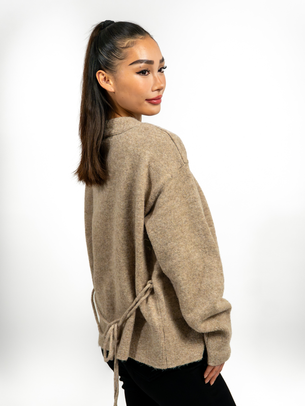 MILA TIE CARDIGAN