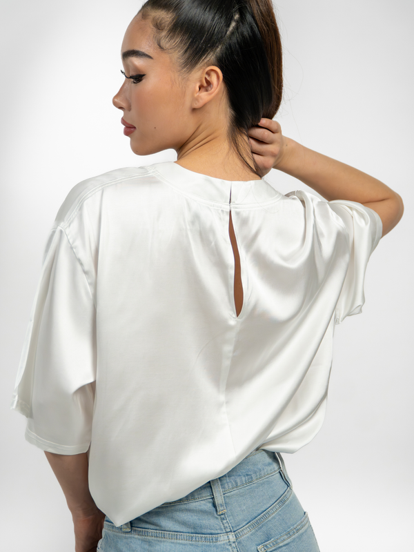 LUNA SATIN SHIRT