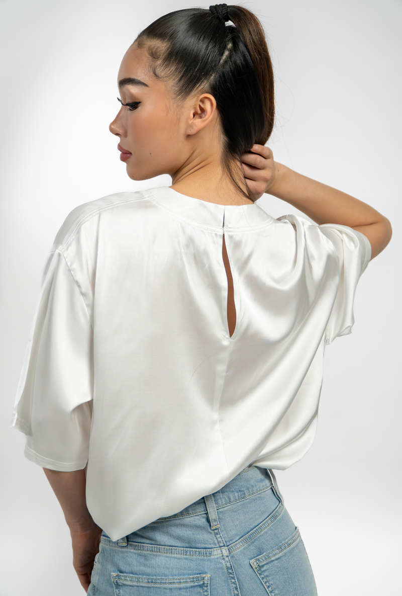 LUNA SATIN SHIRT
