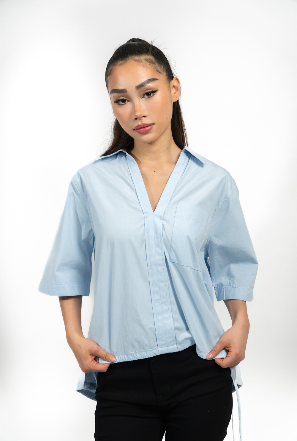 HARLOW HIGH-LOW SHIRT