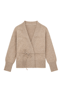 MILA TIE CARDIGAN
